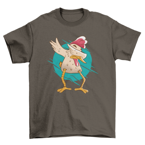 T-Shirt Dabbing Chicken