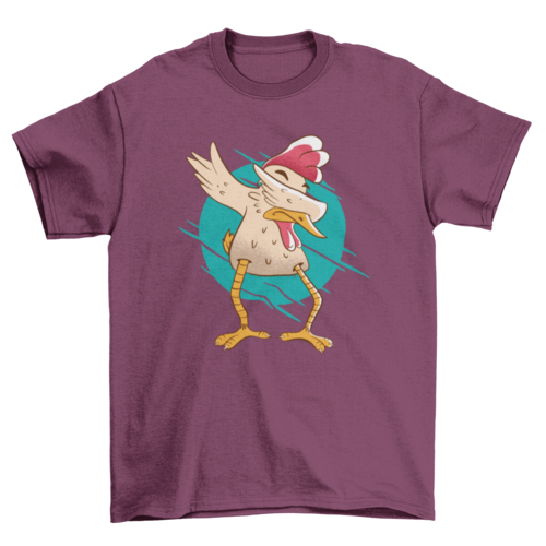 T-Shirt Dabbing Chicken