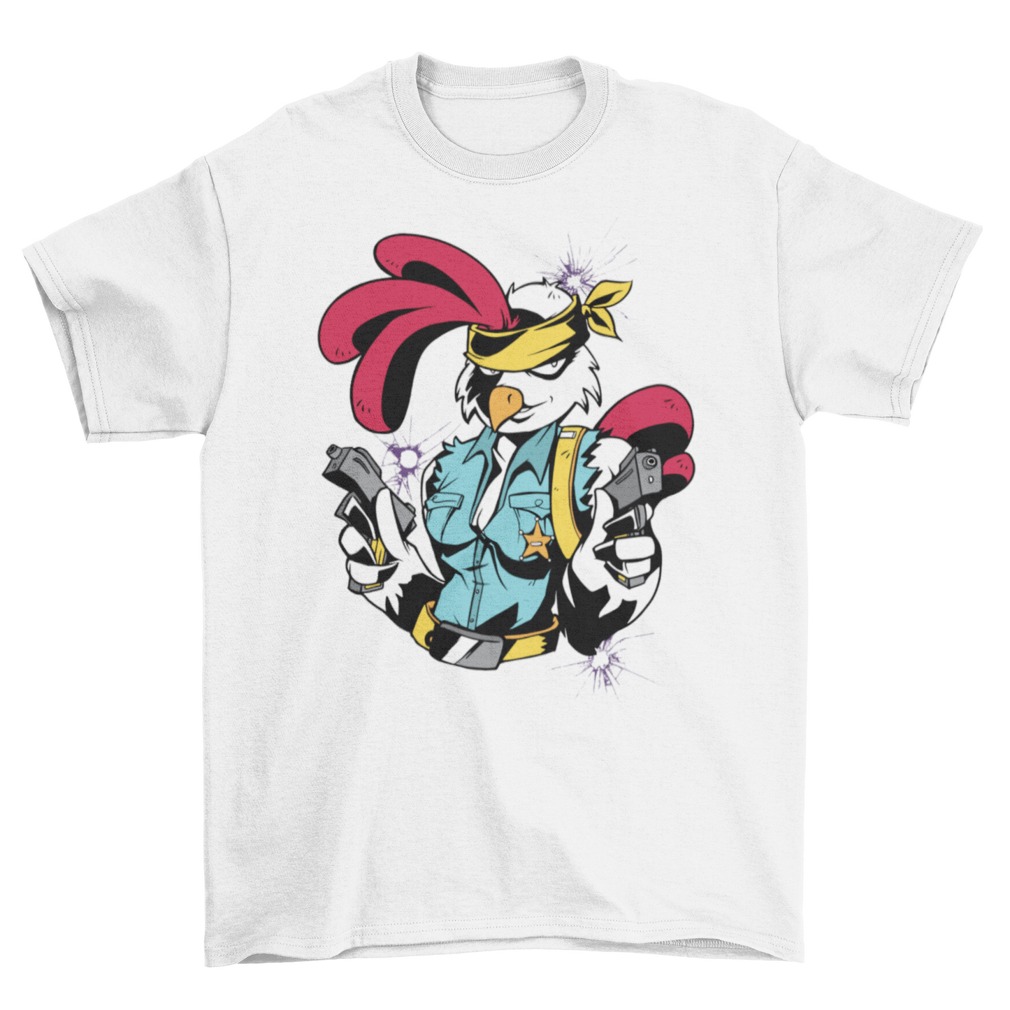 Armed Chick T-shirt