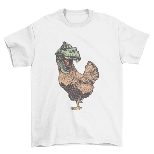 T Rex chicken t-shirt