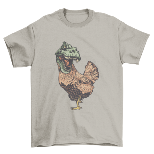 T Rex chicken t-shirt