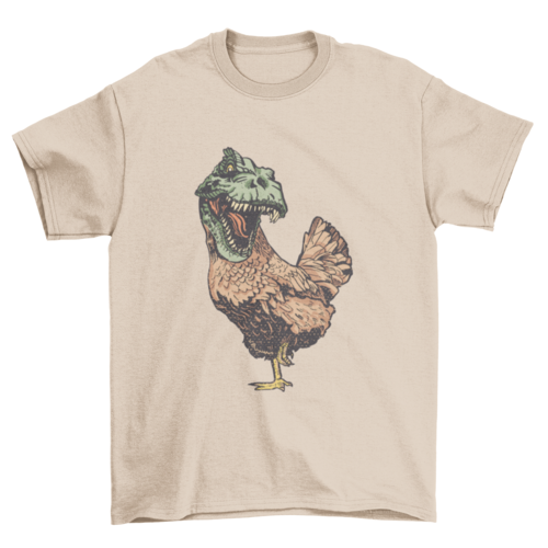 T Rex chicken t-shirt