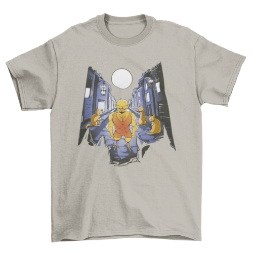 T-Shirt Strong chicken and cats