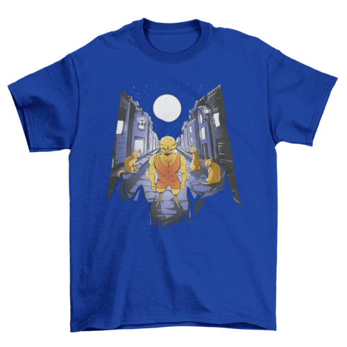 T-Shirt Strong chicken and cats